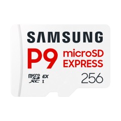 Samsung P9 Express MB-MK256T 256GB MicroSDXC - Lightning Fast 800MB/s, Ideal for High-Performance Storage!